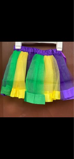 Mardi Gras Tutu Skirt L