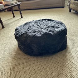 Modern Gray Ottoman Cover