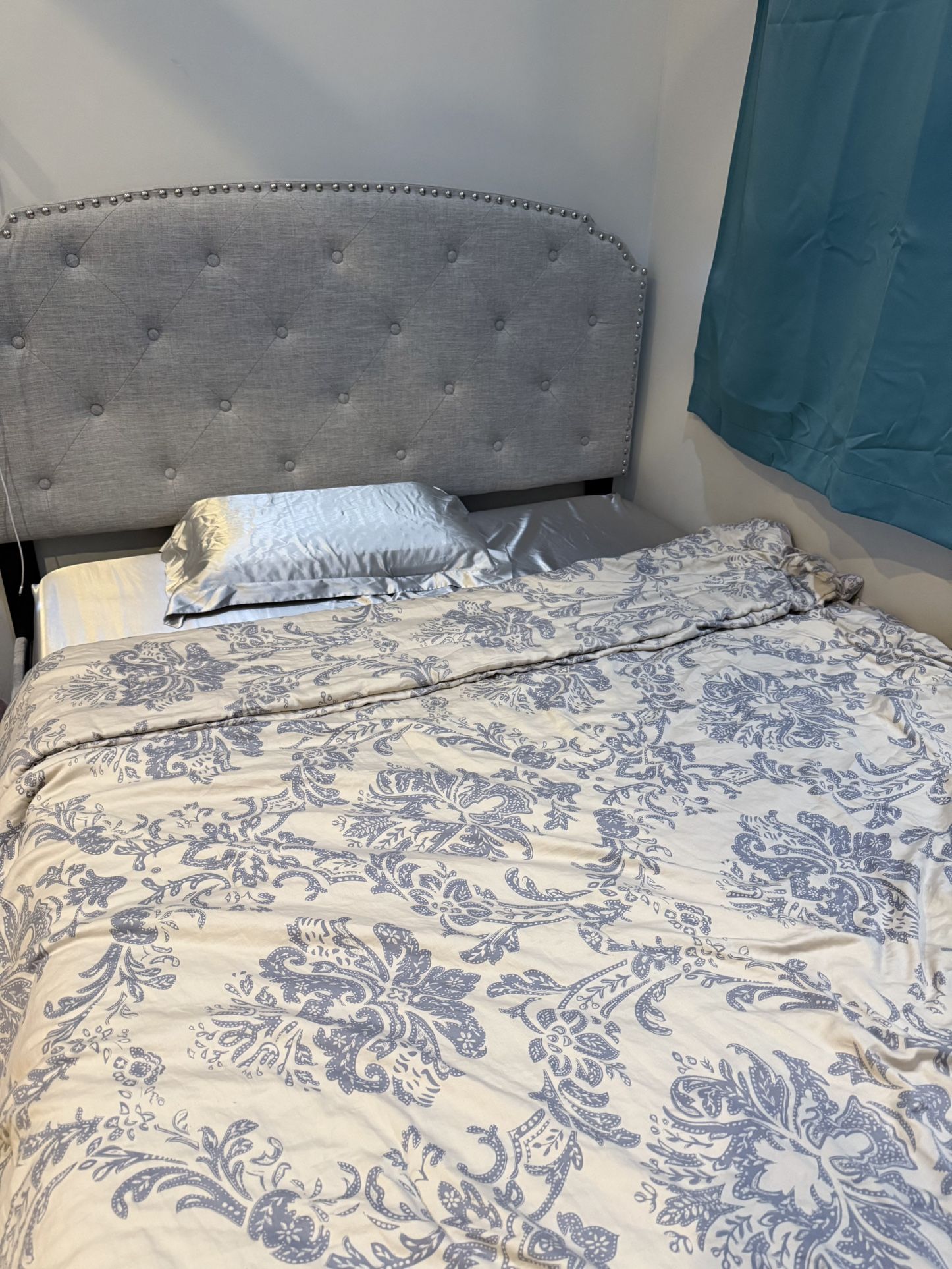 Queen Size Bed (frame, mattress, and box spring frame)