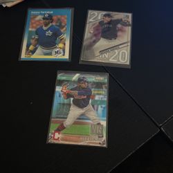 Baseball Cards 3 In The Middle