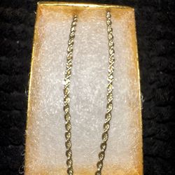 New 10k Rope Bracelet 