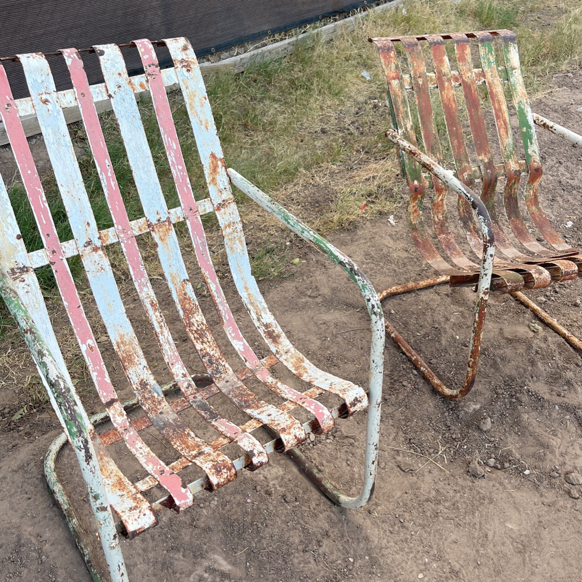 Antique Patio Chairs 
