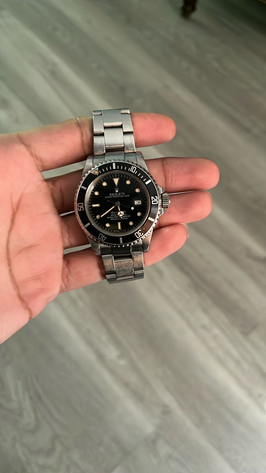 Rolex Seadweller 4000 Black Dial Steel