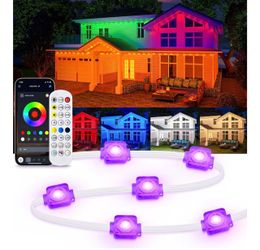 200ft Permanent Outdoor Lights App & Remote