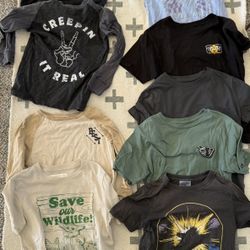 Boys Tshirts Size 7/8