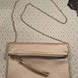 Street Level Gold Bag..with Chain Strap