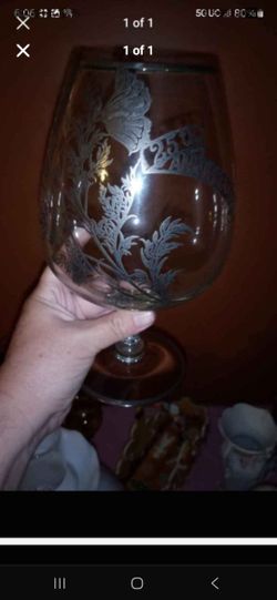 Vintage 25 Anniversary Glass