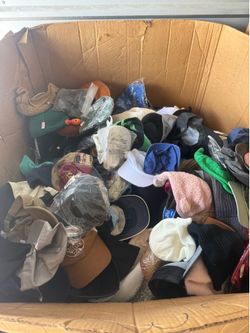 Pallet of hats