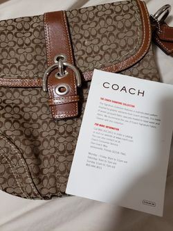 Authentic coach crossbody