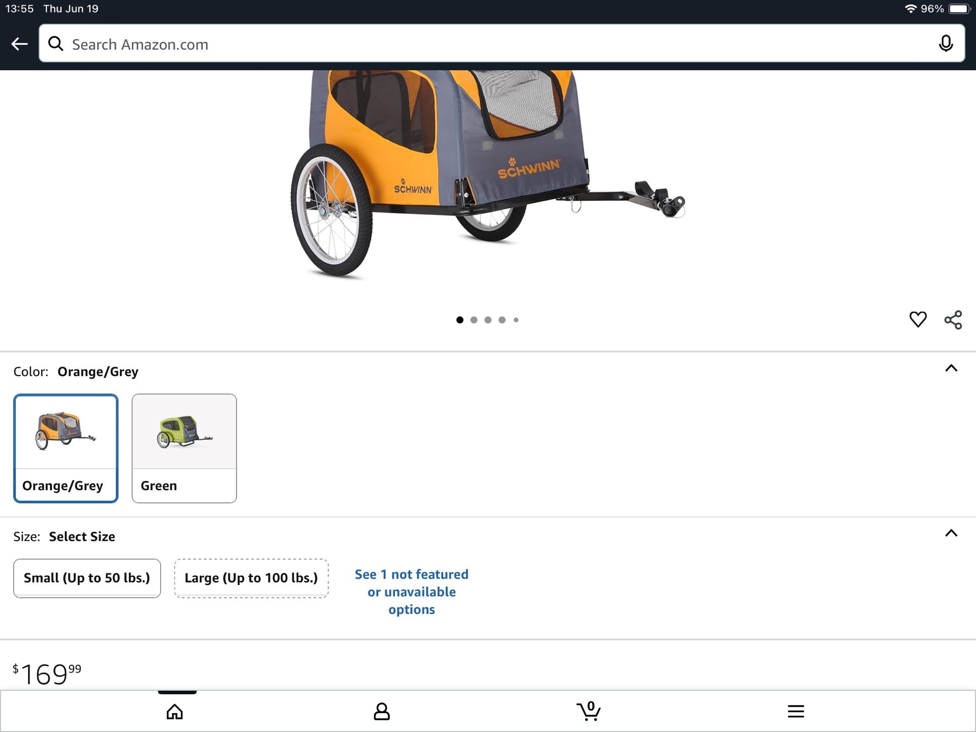 Rascal Bike Dog Trailer For Small And Large Pets