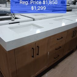 72inch Bathroom Vanities With Top And Sinks $1,299