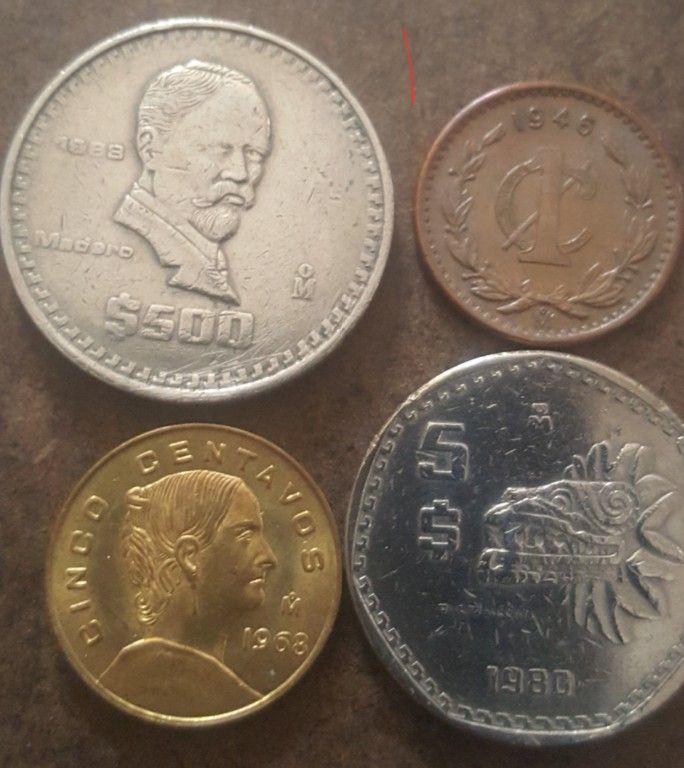 Mexico Old Coin Lot See Pics