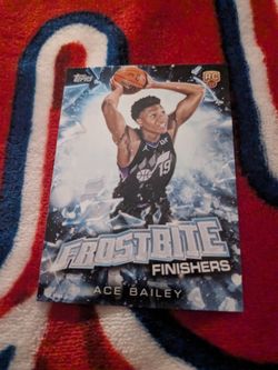 2025-26 Topps Holiday Ace Bailey 1:200 SP Frostbite Finishers Rc