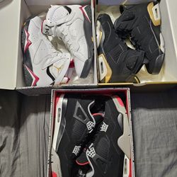 Air Jordan 4, 6 ,7