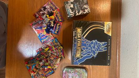 Mega evolutions Etb, Black bolt booster bundle, Prismstic tin,  destined and mega packs (pokemon bundle)