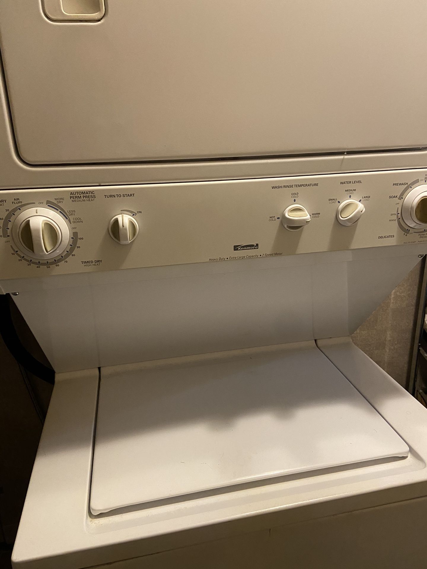 Double stack washer and dryer