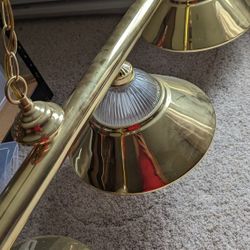 Gold Pool Table Light