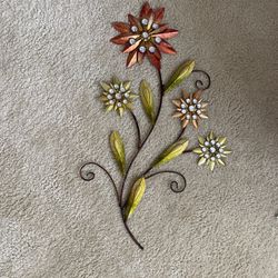 Metal Wall Flower Decor 5.00