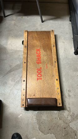 Tool Shack Wooden Mechanic Creeper