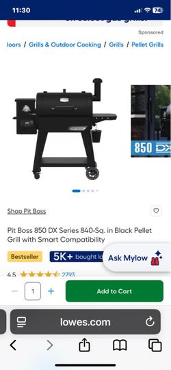 Grille and smoker Pitt boss 850 pro series