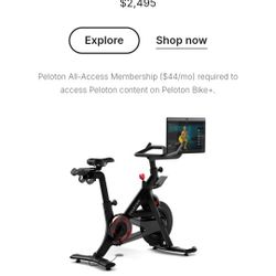 Peleton Bike Plus In Excellent Condition