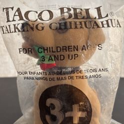 Vintage Taco Bell Talking Dog With Rose Lowrider Collectable 