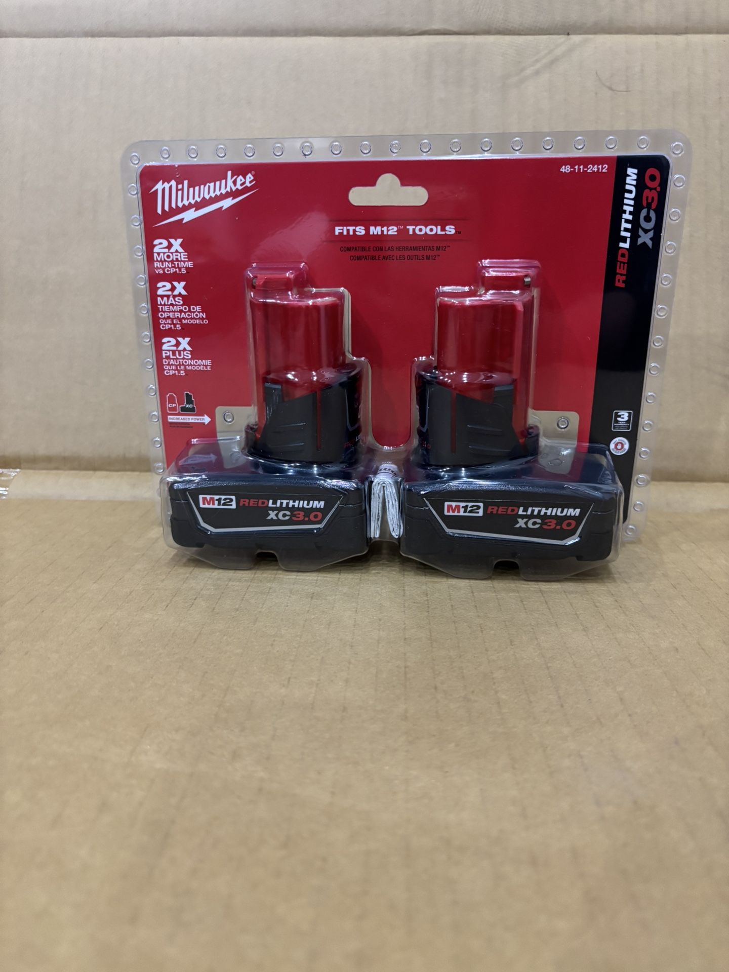 Milwaukee M12 battery (x2)