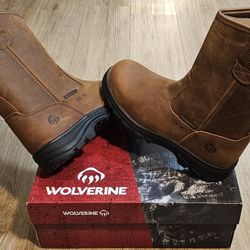 Wolverine Work Boots Size 8 And 9 For Men 