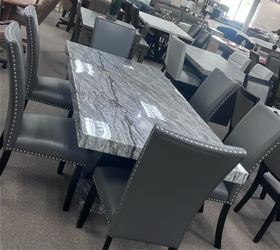 Gray Dinning Room Table