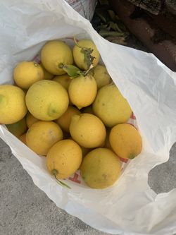 Organic Lemons 🍋  A Full Bag For $15 They Are Good And Juicy .