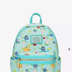 NWT pokemon Loungefly Water Type Backpack