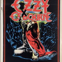 1980’s Blizzard of Ozz Poster Black Light
