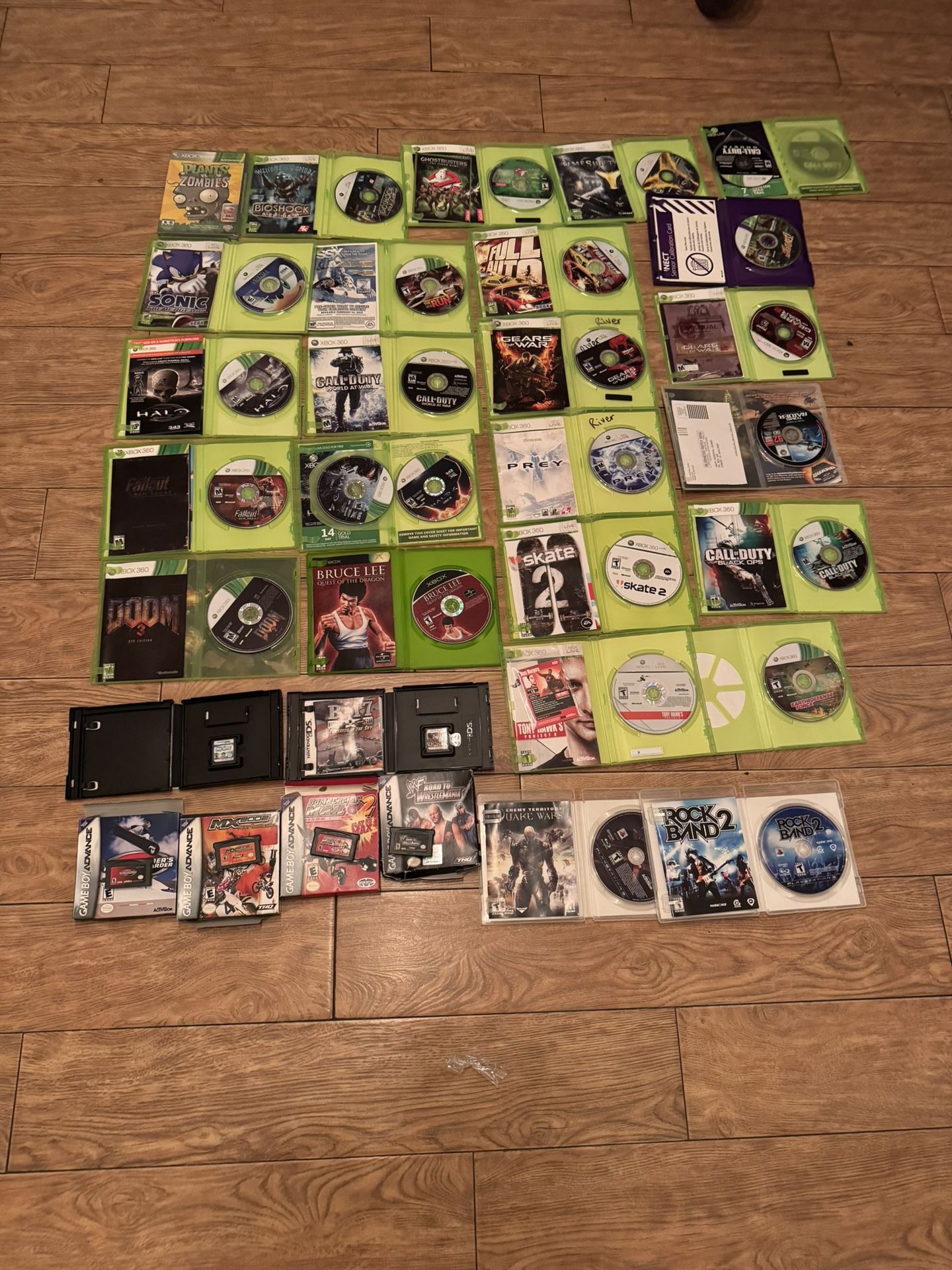 Xbox 360,ps3,game Boy Advance,Nintendo Ds Games