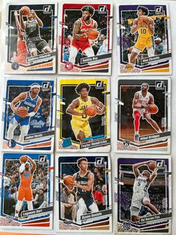 Panini Donruss NBA Basketball Cards Lot of 9