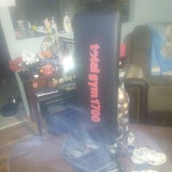 Total Gym 1700 With Leg Stand And Lat Pull Extention.