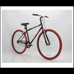 New in box, Kent Bicycles 700c Men's Thruster Fixie Bike, Black/Red