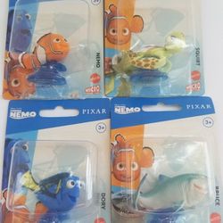 Disney Pixar FINDING NEMO Mattel Micro Collection Set of 4  Figurine