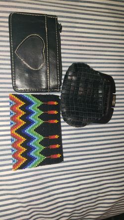 3 Coin Purses/Pouches