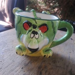 The da Vinci hand painted tiger mug