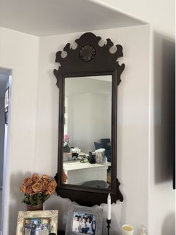 Vintage heavy, warm mirror