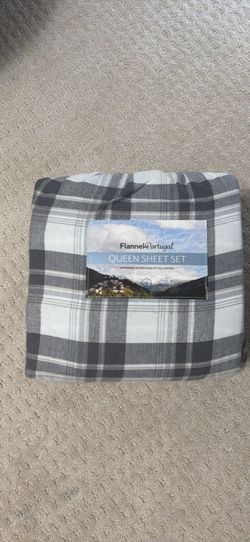 Flannel Portugal Queen Sheet Set