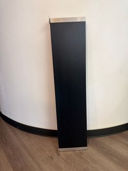 Black wall shelf