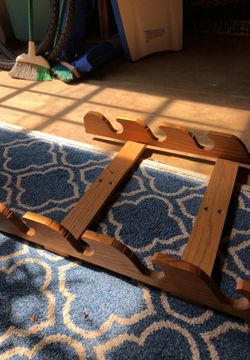 Oak Gun rack