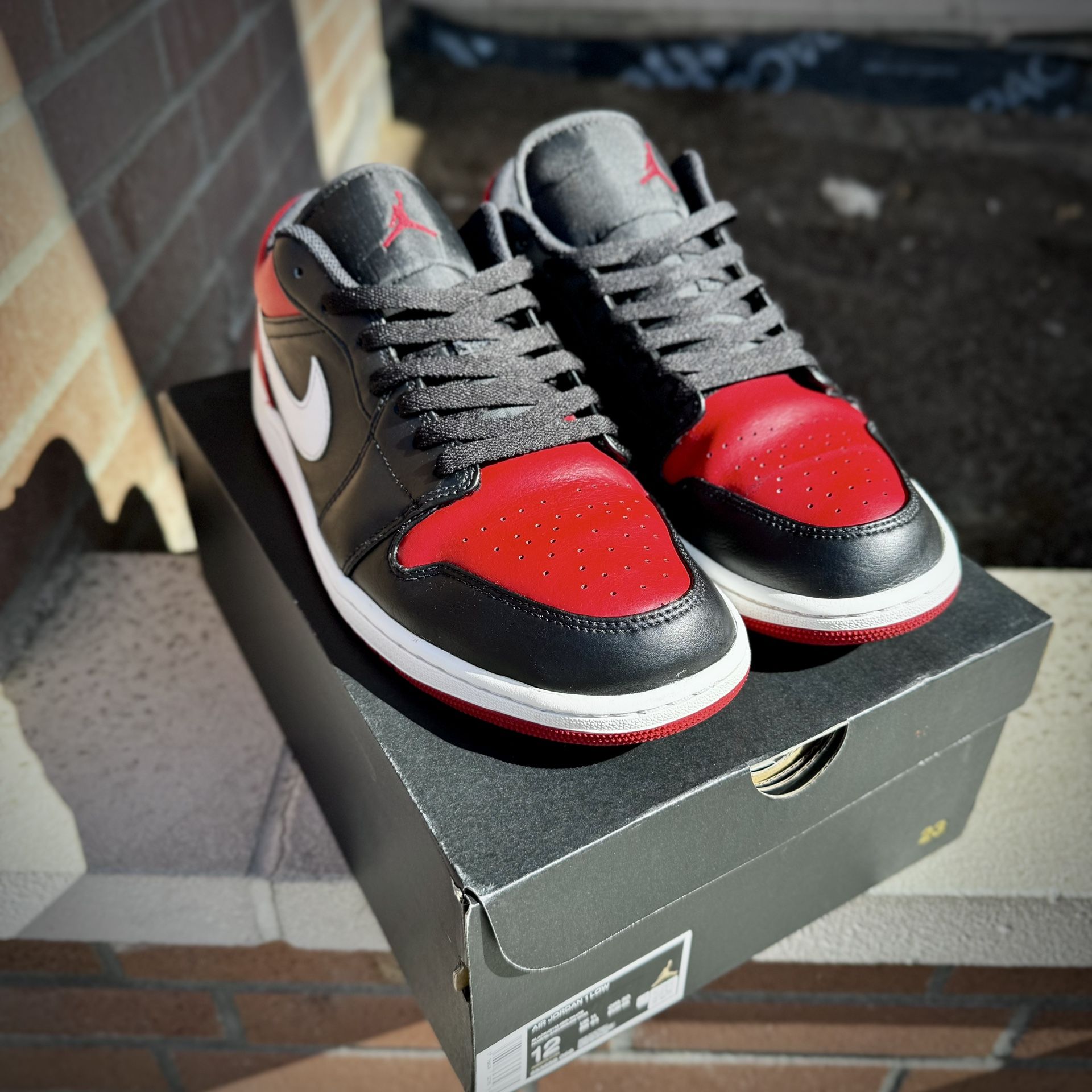 Jordan 1 Low “Alternate Bred Toe” – Size 12 (Used, Great Condition)