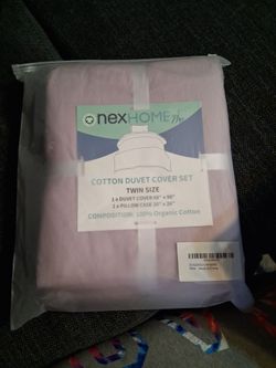 Cotton duvet cover set