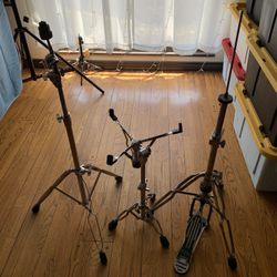 3 PDP Drum Stands Snare Hi Hat Cymbal 