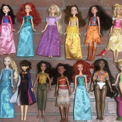 Disney Princess Doll Lot