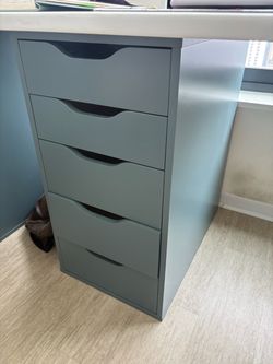IKEA ALEX 5-Drawer Unit – Dark Gray