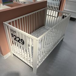 IKEA White Gulliver Crib 