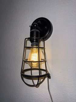 Industrial wall sconces (2)